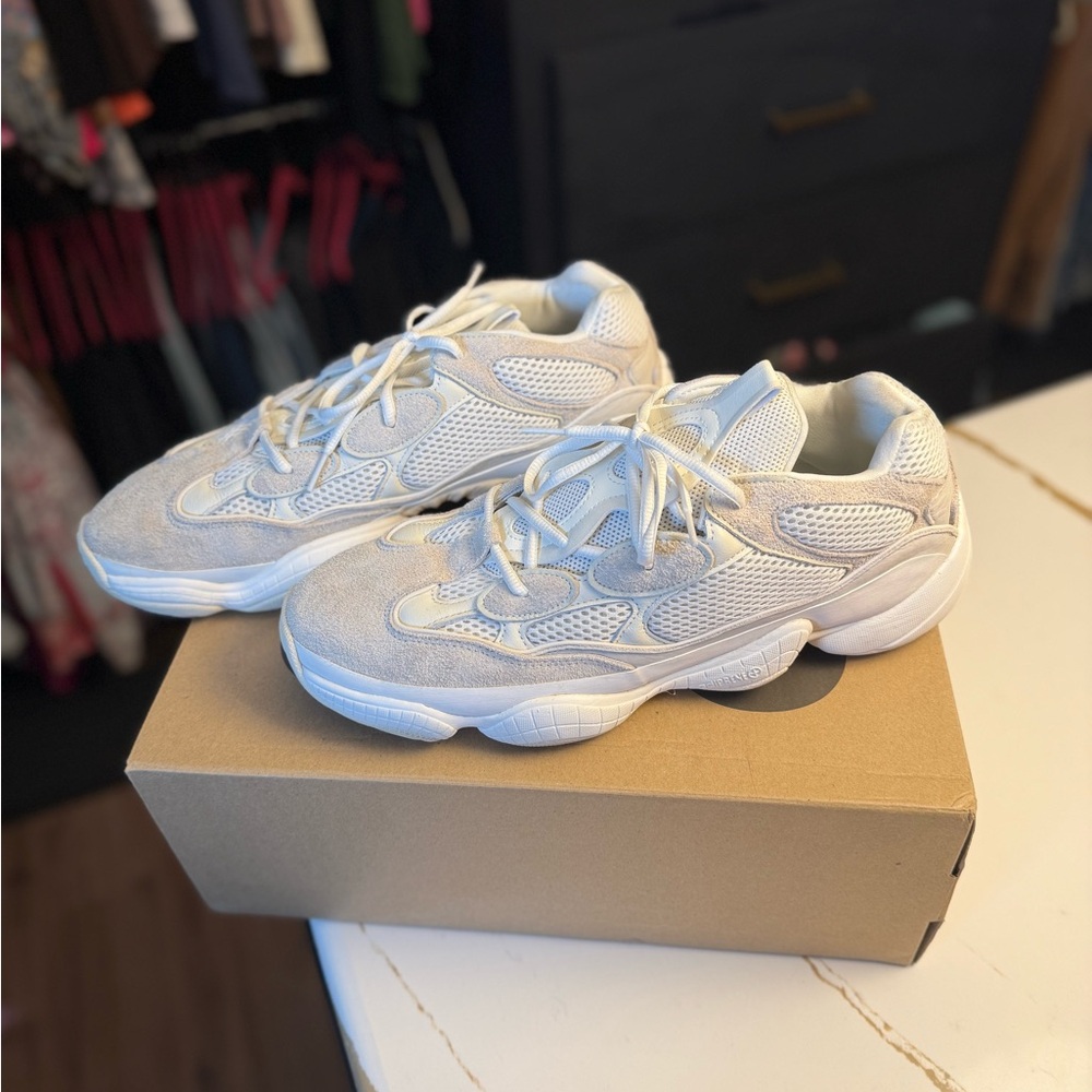 Yeezy White Cream Sneakers